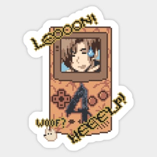 Resident Evil 4 Handheld Pixel Art Sticker